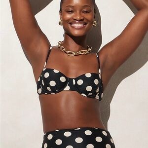 J.Crew polka dot bikini NWT